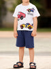 Children's Racing Car T-Shirt and Shorts Set by Simply Love