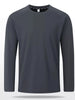 Men's Plus Size Long Sleeve Performance Active T-Shirt by Simply Love