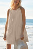 Lovelet Round Neck Sleeveless Romper