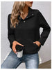 Textured Quarter Snap Sweatshirt by Wild and Free Boutique