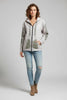 Women’s Printed Hooded Zip-Up Cardigan Sweater by FitiqueFit