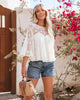 Women's French-Style Tie-Dye Versatile Top by FitiqueFit