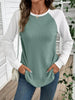 Waffle Knit Raglan Sleeve T-Shirt by Wild and Free Boutique