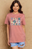 Simply Love Full Size TEACH LOVE INSPIRE Graphic Cotton T-Shirt by Simply Love