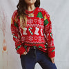 Women’s Stylish Loose Round Neck Long-Sleeved Sweater by FitiqueFit
