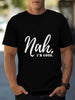 Exercise Casual Men's Clothes Cartoon Anime Round Neck T-shirt by My Store