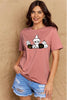 Simply Love Full Size Cat & Pumpkin Graphic Cotton T-Shirt by Simply Love
