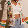 Women's Elegant Crochet Cardigan by FitiqueFit