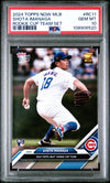 Graded 2024 Topps Now Shota Imanaga #RC11 Rookie Cup Team Set Rookie RC Baseball Card PSA 10 Gem Mint