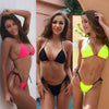 3PCS Women's Leopard Bikini Swimwear Swimsuit Bathing Beach Holiday Short Sleeve Leopard Print 3 Piece Short Sleeve Bikini Set Swimsuit Micro Triangle Bathing suit by Stevvex