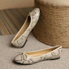 Women's Classic Egg-Roll Edge Slip-On Flats – Chanel-Inspired Round Toe Pumps by FitiqueFit