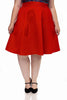 Charlotte Skirt in Red by Retrolicious