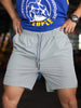 Men's Plus Size Quick-Dry Beach Shorts with Drawstring