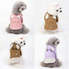 Cute Dog Clothes Cat Clothes Teddy Clothes Deerskin Velvet Lapel Jacket by My Store