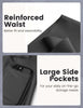 High-waisted cropped yoga pants with pockets by FitiqueFit