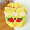 Bowknot Dog Clothes Cat Costume Hollow Knit Dog Sweater by My Store