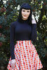Black Mock Neck Top - 1X only by Retrolicious