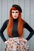 Black Mock Neck Top - 1X only by Retrolicious