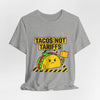 Tacos Not Tariffs Tee | political taco pun, protest typography by Tristan’s Treehouse