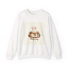 Stay Cozy Bunny sweatshirt | cute animal illustration, winter forest art by Tristan’s Treehouse