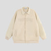 Printed Suede Baseball Jacket For Men Hip Hop Fashion Design Loose Couple Coat For Women