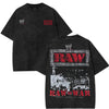 WWE RAW Legends Vintage Washed T-Shirt – Heavyweight Wrestling Graphic Tee by Dog Mom Hat