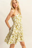 New Summer Floral Print Halter Neck Tiered Mini Dress For Women – Elegant Halter Neckline Dress with Crisscross Detailing and Playful Tiered Skirt by Stevvex