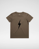DARK NAVY BOLT TEE - BROWN by LITTLE RAD THINGS