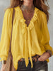 V-Neck Loose-Fit Shirt Top – No-Iron, 8 Colors by FitiqueFit