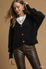 Umgee Button-Front V-Neck Knit Cardigan by FitiqueFit