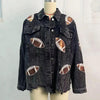Cropped Corduroy Jacket with Button Front & Raw Hem by FitiqueFit