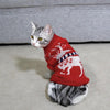 Dog Cat Sweater Pet Christmas Knitting High Collar Clothes by My Store