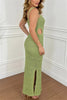 Sky Blue Cutout Side Maxi Dress Elegant Party Summer Long Dress For Girls by Stevvex