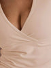 Elegant Wrap V-Neck Slim Fit T-Shirt by Simply Love