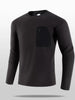 Men's Plus Size Long Sleeve Pocket T-Shirt by Simply Love