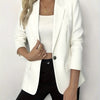 Long-Sleeve Single-Button Jacket – 4 Colors, S–3XL by FitiqueFit