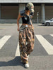 Women's Y2K Camouflage Cargo Pants by FitiqueFit