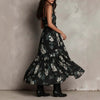 Printed Deep V-Neck Camisole Maxi Dress – High-Waist High-Slit Vacation Dress for Women by FitiqueFit