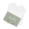 Breathe Leaf Line Tee | nature vibes, calming minimal by Tristan’s Treehouse