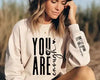 You Are Enough - Sweatshirt Or Hoodie by The Neeley Design Co Wholesale