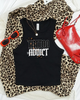 TATTOO ADDICT cropped tank by Madness & Mayhem LLC