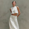 Women's Sleeveless Slimming Maxi Dress Two-Piece Set by FitiqueFit