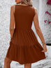 V-Neck Sleeveless Mini Dress Charming Design Women Dress Lightweight Dress For Girls by Stevvex