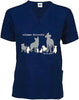 Scrub Top: Welcome Diversity (Navy) by Dog is Good