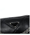 Fashion Chain Bag Embroidered Line Rhombus One Shoulder Messenger