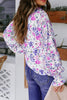 Yellow Cakewalk Floral Smocked Blouse by Wild and Free Boutique