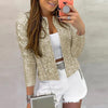 Women’s Sequined Zip-Up Jacket by FitiqueFit