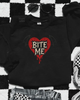 Bite me sweatshirt by Madness & Mayhem LLC