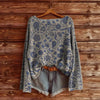 Women’s Fall Wildflower Print Long Sleeve T-Shirt by FitiqueFit