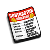 Contractor Rate - Hard Hat Decal by Armed American Supply